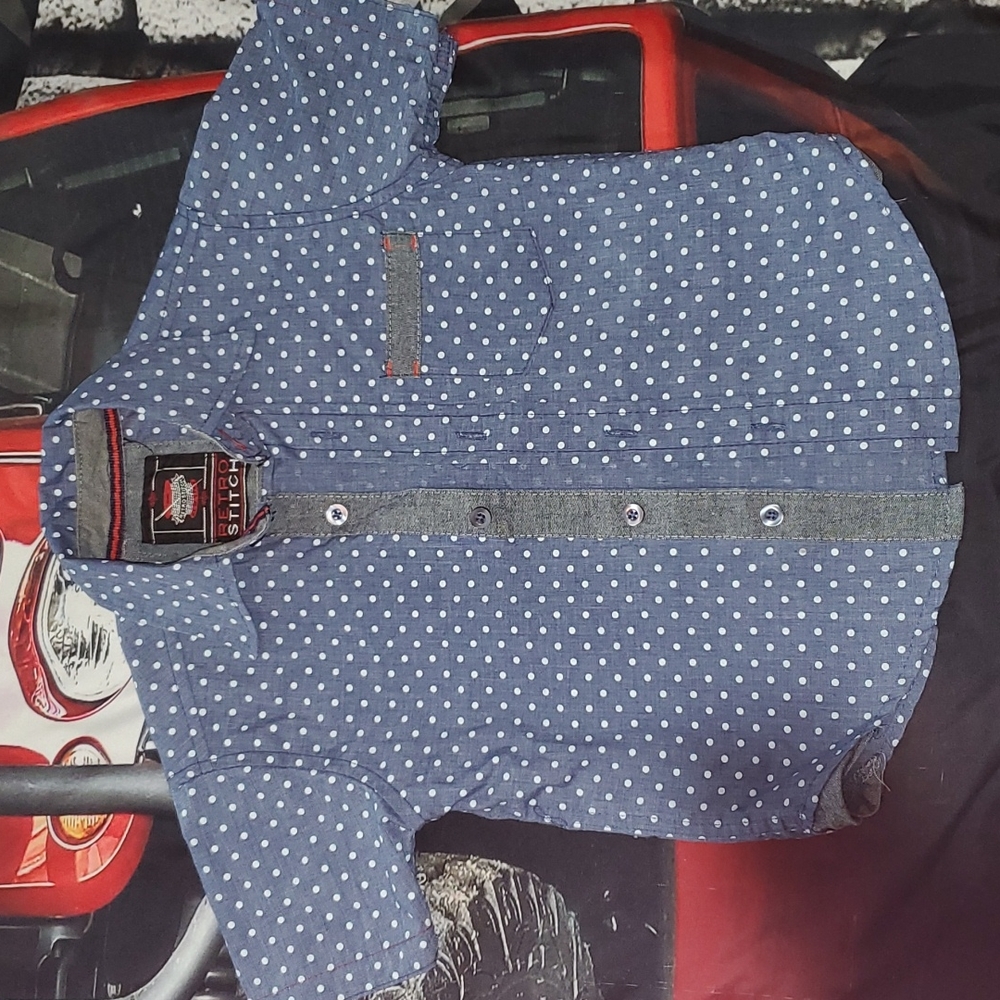 Toddler boy Denim button Shirt